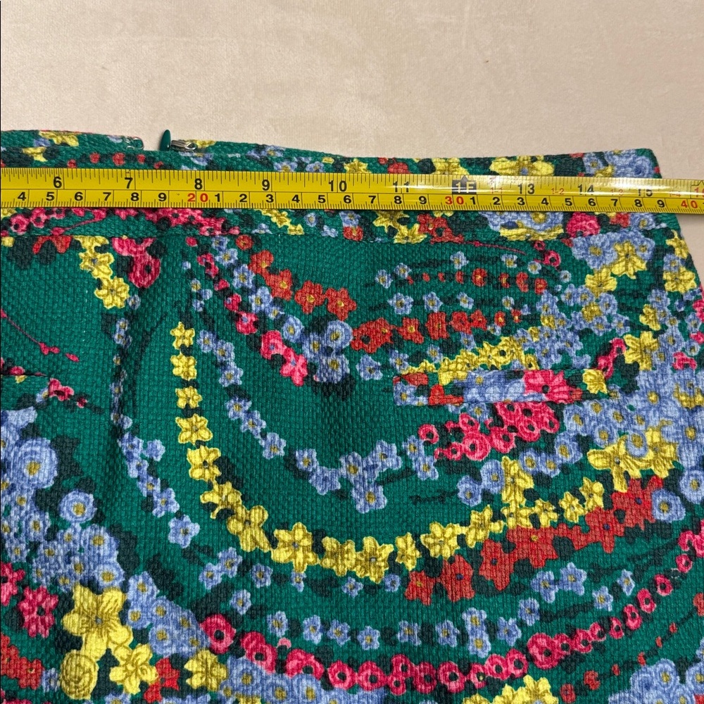 Talbots Green Floral-Print Pencil Skirt - Picture 11 of 11